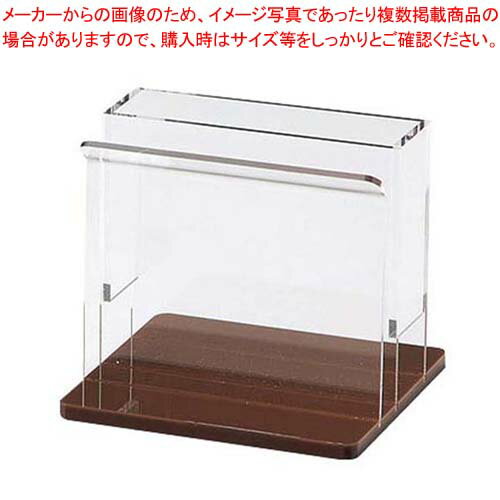 えいむ アクリル ナフキン&ブック立て NT-26 茶【メイチョー】