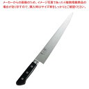 【まとめ買い10個セット品】角三郎 ハイカーボン10A ツバ付パッカー柄 筋引 24cm【メイチョー】
