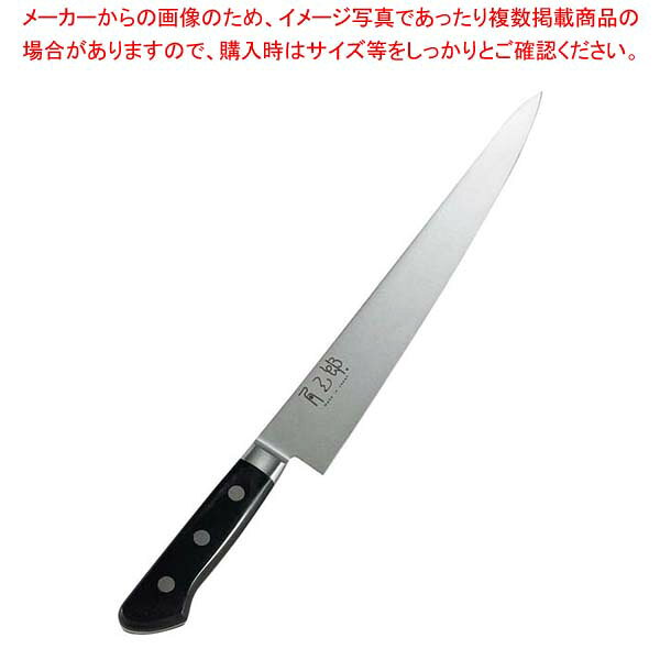 角三郎 ハイカーボン10A ツバ付パッカー柄 筋引 27cm【メイチョー】