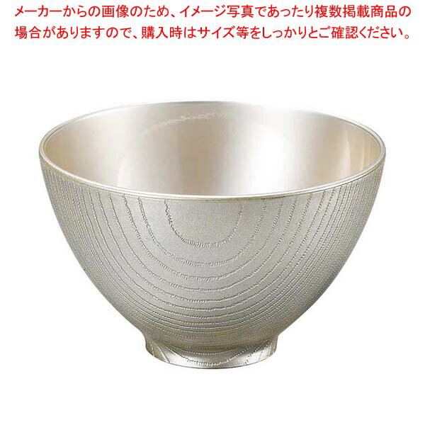 Ramen Bowls - 耐熱5寸飛鳥木目丼 総銀透き 1000865【メイチョー】