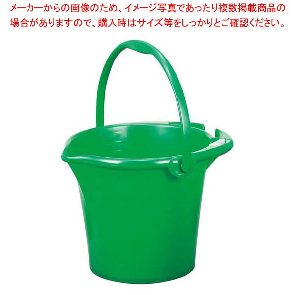 ニューカラー便利バケツ10 グリーン【メイチョー】