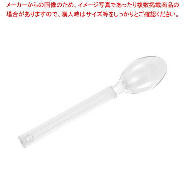 ソリア エクセレンス デザートスプーン(100入)クリア CT10162【厨房用品 調理器具 料理道具 小物 作業..