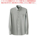 【まとめ買い10個セット品】ストライプシャツ・長袖 CH4497-8 S ホワイトグレー【メイチョー】