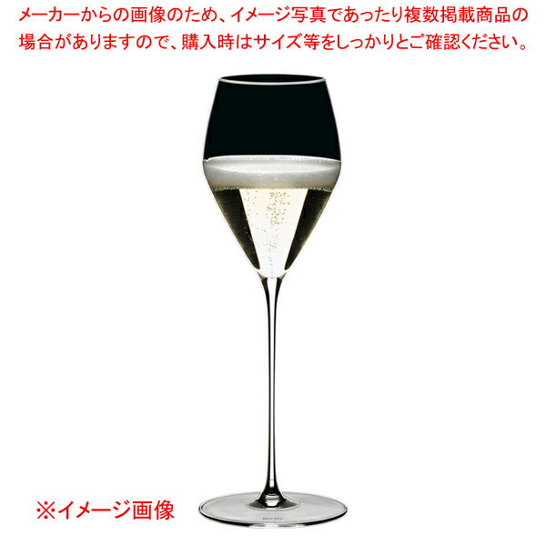 Wine Glasses - [飲食店様専用商品]リーデル・ヴェローチェ レストラン シャンパーニュ・ワイン・グラス 0330/28 (6個入) 【メイチョー】