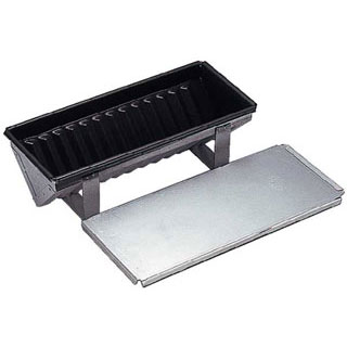 【 フッ素加工三角トヨ型［蓋付］ SN6871 ENDO 】【 厨房器具 製菓道具 おしゃれ 飲食店 】 【 バレンタイン 手作り 】【メイチョー】