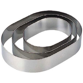 【 18-8小判セルクル ENDO SN4528 ENDO 】【 厨房器具 製菓道具 おしゃれ 飲食店 】 【 バレンタイン 手作り 】【メイチョー】