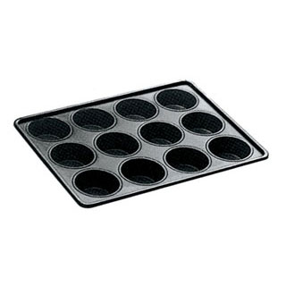 【まとめ買い10個セット品】WJ テフロンカップ型天板12面【 キッチン 業務用天板 天パン オーブン レンジ お菓子作り ケーキ作り オーブンレンジ 天板 】 【 バレンタイン 手作り 】【メイチョー】
