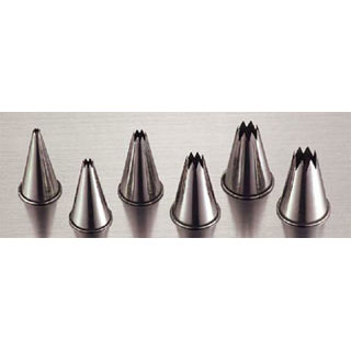 【まとめ買い10個セット品】サーモステンレス 花口金セット6pcs 62847 【 業務用 絞り袋 口金 クリーム..