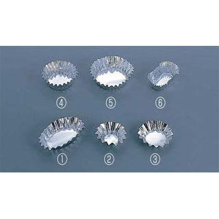 【 アルミケース［500枚入合紙入］ ［6］小判8F 】【 厨房器具 製菓道具 おしゃれ 飲食店 】 【 バレンタイン 手作り 】【メイチョー】