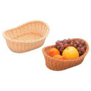 【 樹脂バスケット 舟型 91-010B 茶 】【 厨房器具 製菓道具 おしゃれ 飲食店 】 【 バレンタイン 手作り 】【メイチョー】