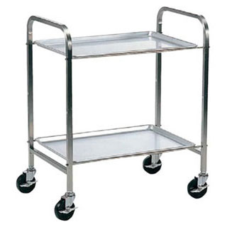 【 18-8エコノミーキッチンワゴン 2段［シートパン仕様］ ENDO EC-S2 ENDO 】【 厨房器具 製菓道具 おしゃれ 飲食店 】【メイチョー】