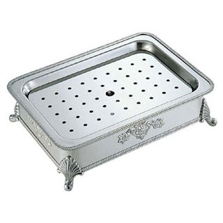 【 SW 18-8角型氷彫刻飾台 20インチ 】【 厨房器具 製菓道具 おしゃれ 飲食店 】【メイチョー】