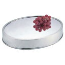 【まとめ買い10個セット品】【 SW18-8小判ミラープレート模様無足無 24インチ 】【 厨房器具 製菓道具 おしゃれ 飲食店 】【メイチョー】