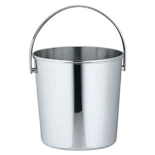SW 18-8 つる付アイスペール 6【 業務用 アイスペール アイスバケット おすすめ ワインクーラー アイスバケツ 人気 ボトルクーラー 氷入れバケツ シャンパンクーラー 】【メイチョー】