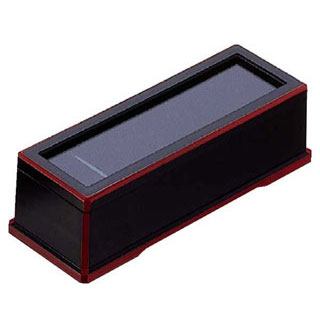 【まとめ買い10個セット品】【 黒渕朱箸箱 ［ABS］ 】【 厨房器具 製菓道具 おしゃれ 飲食店 】【メイチョー】