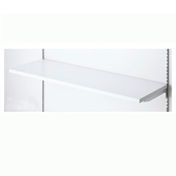 木棚セットW120×D40cmホワイト 61-777-38-2 【メイチョー】