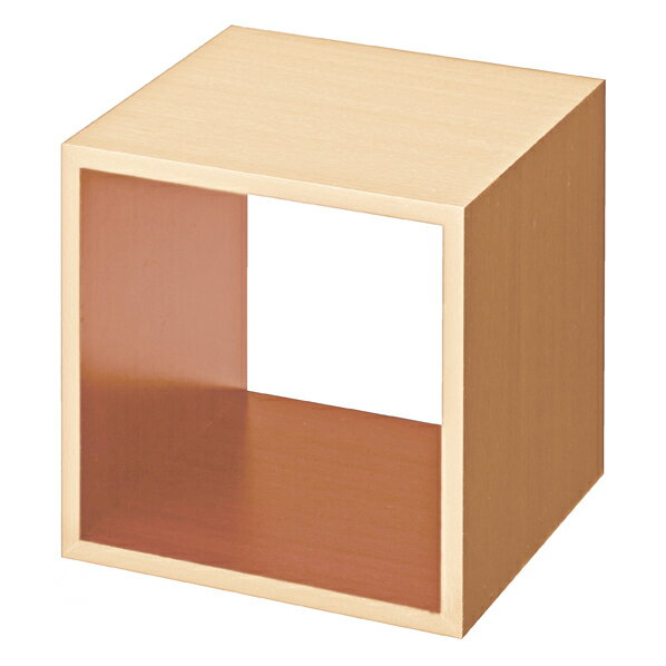 木製ディスプレーボックス40cm角ナチュラル 61-798-70-5 【演出・ディスプレイ用品 雑貨・小物ディスプレイ ディスプレイボックス 木製ディスプレイボックス ナチュラル】【メイチョー】