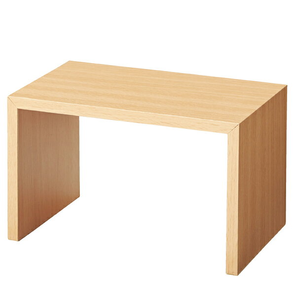 【まとめ買い10個セット品】木製コの字DP 30×20cm ナチュラル LL 61-428-9-4 【 演出・ディスプレイ用品 雑貨・小物ディスプレイ ディスプレイボックス 木製コの字ディスプレイ ナチュラル 】【メイチョー】