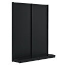 【まとめ買い10個セット品】KZ ブラック片面ボードタイプ W90×H120cm本 61-535-22-1 【 システム什器 KS/KZゴンドラ什器 KS/KZ...