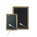 【まとめ買い10個セット品】アンティークブラックボード片面 A4 ブラウン 61-546-58-2 【 サイン・掲示用品 パネル・ボード 黒板・ボード アンティ...