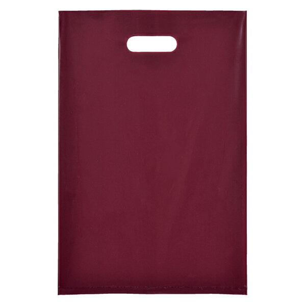 ポリ袋ソフト型 エンジ 40×50cm 500枚 61-782-42-7 【ラッピング用品 レジ袋・ポリ袋 スクエアバッグ（無地） ポリ袋ソフト型 カラー エンジ】【メイチョー】