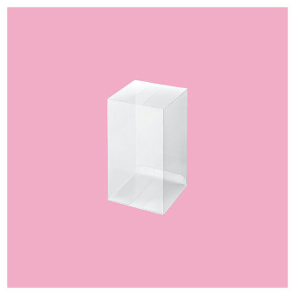 クリアボックス 8×8×16cm 10枚 61-549-82-8 【ラッピング用品 ギフトボックス クリアボックス クリアボックス】【メイチョー】