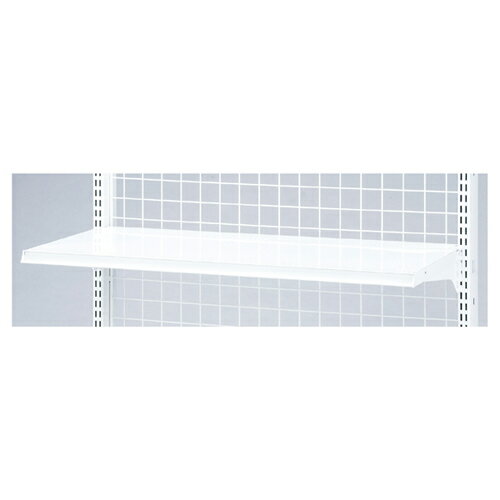 スチール棚セット 3段可変式 KS／KZホワイト用 W60cmタイプ D55cm 61-541-36-9 【メーカー直送/代金引換決済不可】【店舗什器 パネル 壁面 店舗備品 仕切 棚】【メイチョー】