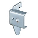【まとめ買い10個セット品】角バー(14×32mm角)用ブラケット クローム 差し込み式ブラケット 左 D3.5cm 61-43-2-1 【店舗什器 パネル ディスプレー 棚 店舗備品】【メイチョー】