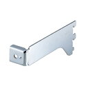 【まとめ買い10個セット品】角バー(14×32mm角)用ブラケット クローム 差し込み式ブラケット 右 D15cm 61-43-3-4 【店舗什器 パネル ディ...