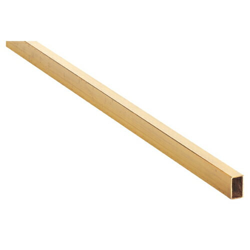 【まとめ買い10個セット品】 ミニ角バー(14×24mm角) アンティークゴールド 差し込み・貫通兼用 W88.4cm 61-43-9-2 【店舗什器 パネル 壁面 店舗備品 仕切 棚】【メイチョー】