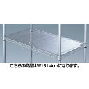 【まとめ買い10個セット品】ワイヤーラック スチール棚用透明シート D45.7cm用 W151.4cm用 61-65-6-4 【店舗什器 パネル ディスプレー ...