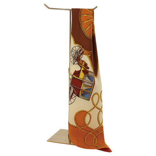 卓上T字型スタンド アンティークゴールド 61-163-14-2 【演出・ディスプレイ用品 アクセサリーディスプレイ スチール製 卓上T字型スタンド】【メイチョー】