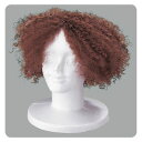 マネキンヘッド 顔付き 白 61-163-3-1 【演出・ディスプレイ用品 服飾雑貨ディスプレイ 帽子・ウイッグ用 マネキンヘッド 顔付き】【小物 ディスプレー...