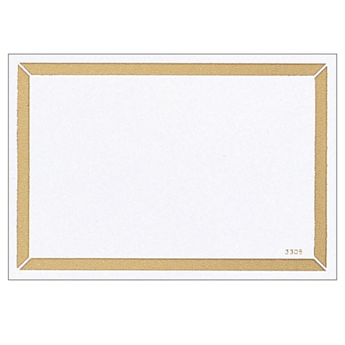 ショーカード 金箔印刷 9.5×6.5cm 30枚 61-238-5-3 【販促用品 ポスター POP 店舗備品】【メイチョー】