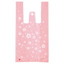 【まとめ買い10個セット品】さくら レジ袋 18×35(23)×横マチ10 6000枚 61-267-1-4 【店舗什器 小物 ディスプレー ギフト ラッピング...