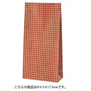 ギンガムチェック レッド 9×5×17.5 2000枚 61-305-23-5 【ラッピング用品 紙袋 角底袋 ギンガムチェック レッドHEIKO 紙袋 ファンシーバッグ ギンガム2R】【店舗備品 包装紙 ラッピング 袋 ディスプレー店舗】【メイチョー】(4)