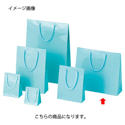 【まとめ買い10個セット品】 手提げ紙袋 ブライトバッグアサギ33×10×30cm 150枚【 送料無料 】【 ラッピング用品 包装 ラッピング袋 紙袋 ペーパーバッグ 中身が見えにくい 無地 ブライダル 手提げ袋 手提げ紙袋 消耗品 業務用 ギフト 】