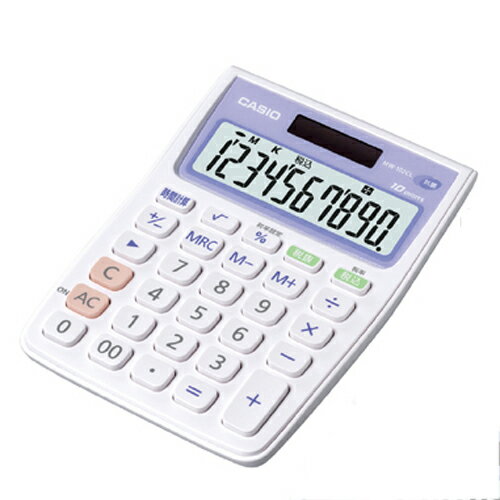【まとめ買い10個セット品】カシオ 抗菌電卓 10桁 ミニジャストタイプ 61-329-16-2 【店舗什器 小物 ディスプレー 店舗備品 文具 消耗品】【メイチョー】