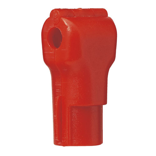 【まとめ買い10個セット品】ストップロック(φ6mmフック用) レッド 10個 61-370-5-2 【 店舗運営用品 防犯・防災用品 万引き防止グッズ ストップロック 】店舗什器 ディスプレー マネキン 装飾品 販促用品 ハンガー ラッピング】【メイチョー】