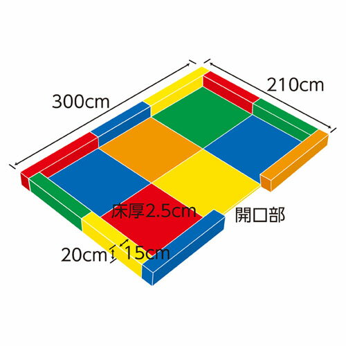 【まとめ買い10個セット品】 ハイグレードキッズコーナー 3畳サイズ 【メーカー直送/代金引換決済不可】店舗什器 ディスプレー マネキン 装飾品 販促用品 ハンガー ラッピング