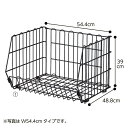 【まとめ買い10個セット品】高機能型ジャンブルW86.4cm 黒カゴ1個 61-653-53-1 【メイチョー】