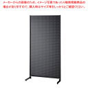 【まとめ買い10個セット品】SF中央片面タイプ W90×H180cm ブラック 選べる8タイプ ブラック有孔パネル付き 61-751-11-7 【メイチョー】
