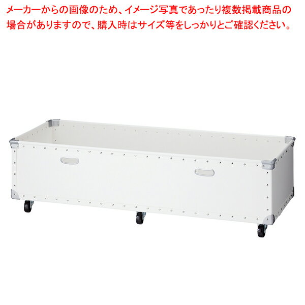 【まとめ買い10個セット品】ストレージシェルフ用ファイバー収納ボックス ホワイト用 W120cm 61-777-81..