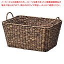 商品の仕様●入数:1台●素材:ヒヤシンス(天然素材)・スチール●サイズ:W40×D29×H19.5cm (●※Hは持ち手を含みません。)●※天然素材を使用しているため、1cm程度の誤差はご了承ください。●※天然素材を使用していますので、とげ・ささくれなどが出ている場合がございますので、ご注意ください。カビの原因になりますので、よく乾燥させてから収納してください。●暗めの落ち着いた色味のバスケット。内部にワイヤーが入っているため商品を投げ込んでも型崩れしにくいです。※商品画像はイメージです。複数掲載写真も、商品は単品販売です。予めご了承下さい。※商品の外観写真は、製造時期により、実物とは細部が異なる場合がございます。予めご了承下さい。※色違い、寸法違いなども商品画像には含まれている事がございますが、全て別売です。ご購入の際は、必ず商品名及び商品の仕様内容をご確認下さい。※原則弊社では、お客様都合（※色違い、寸法違い、イメージ違い等）での返品交換はお断りしております。ご注文の際は、予めご了承下さい。