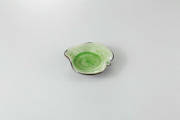 和食器 ヒワ釉 葉型鉢 37K125-11 まごころ第37集 【キャンセル/返品不可】【メイチョー】