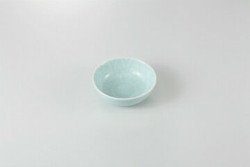 【まとめ買い10個セット品】和食器 青白磁全面菊 3.8小鉢 37K127-20 まごころ第37集 【キャンセル/返品不可】【メイチョー】