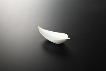 和食器 渕金 笹葉鉢 37K142-10 まごころ第37集 【キャンセル/返品不可】【メイチョー】