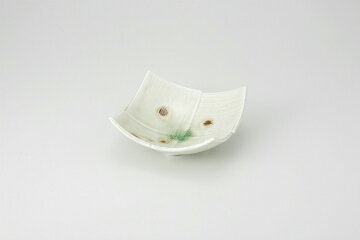 【まとめ買い10個セット品】和食器 錆点灰釉 正角皿 37K101-17 まごころ第37集 【キャンセル/返品不可】【メイチョー】