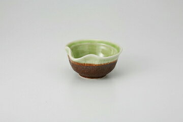 【38K061-07】ヒワ塗分 片口小鉢(小)まごころ第38集【キャンセル/返品不可】【メイチョー】