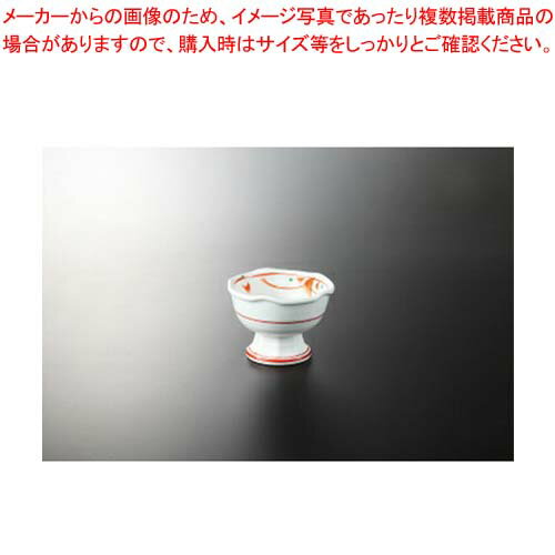 【まとめ買い10個セット品】和食器 赤絵小花 高台珍味 37E143-15 まごころ第37集 【キャンセル/返品不可】【メイチョー】